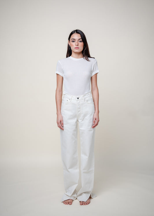 Amani Tee - Off white cashmere
