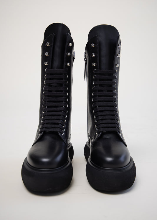 Selene Flatform boot/ black