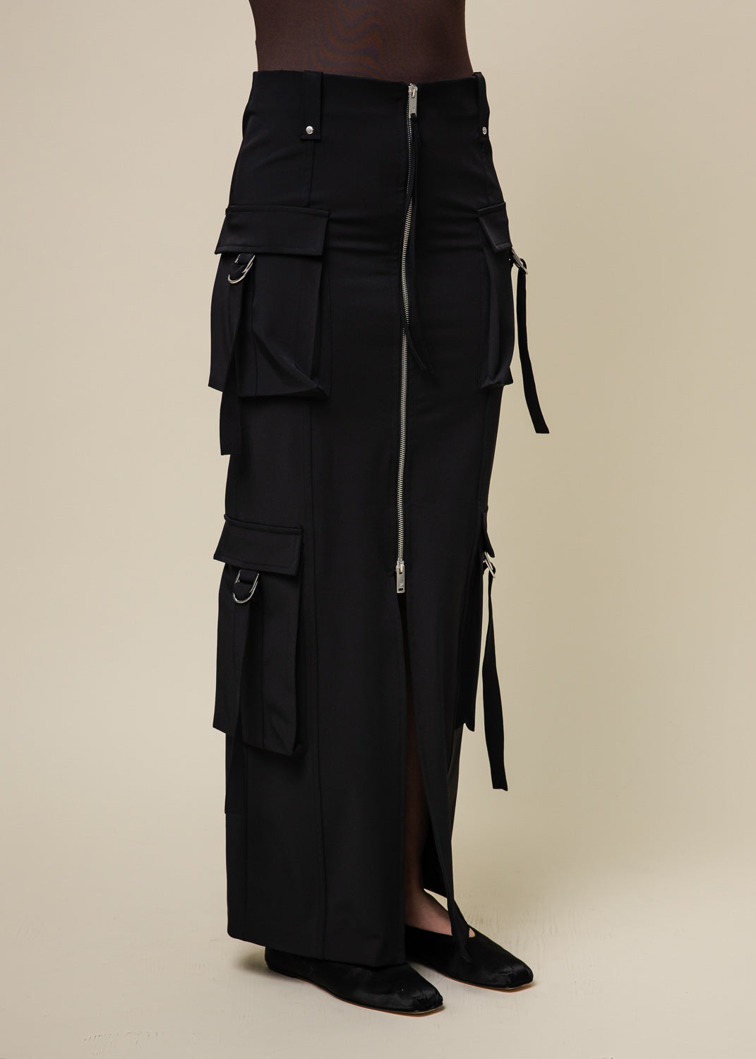 Long Skirt- Black
